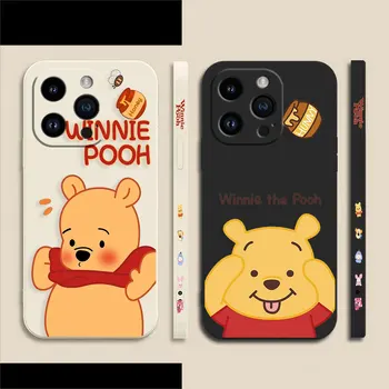 Anime Komad Winnie Pooh Torbica Za mobitel Apple iPhone 14 13 12 11 Pro XS Max Mini X XR SE 7 8 6 15 Plus u Boji Tekući Torbica Funda