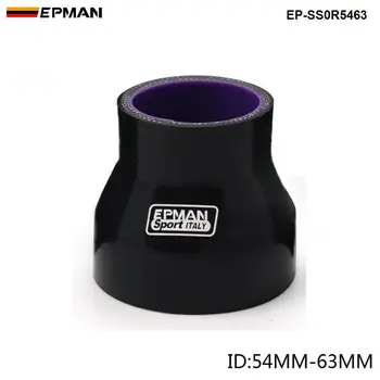 EPMAN 1 Kom 54 mm 63 mm Silikon Ravno Crijevo-Reduktor Интеркулера Silicon Turbo, Crna Za Golf MK6 2.0 EP-SS0R5463