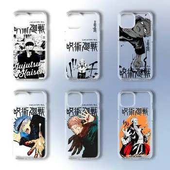 Torbica Za Telefon Jujutsu Kaisen Manga Za iPhone 11 12 Mini 13 14 Pro XS Max X 8 7 6s Plus 5 SE XR S prozirnom Membranom